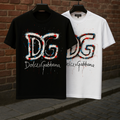 Tricou D&G Alb, Negru