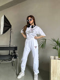 Set damă Guess Originals – Trening casual alb